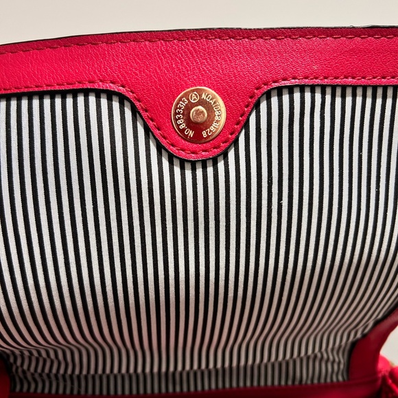 Christian Siriano Red Ladies Handbag With Double Straps - Picture 3 of 9